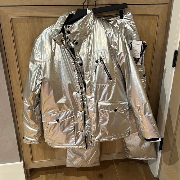 Snow costume silver ski/snowboard NEW - Picture 5 of 7